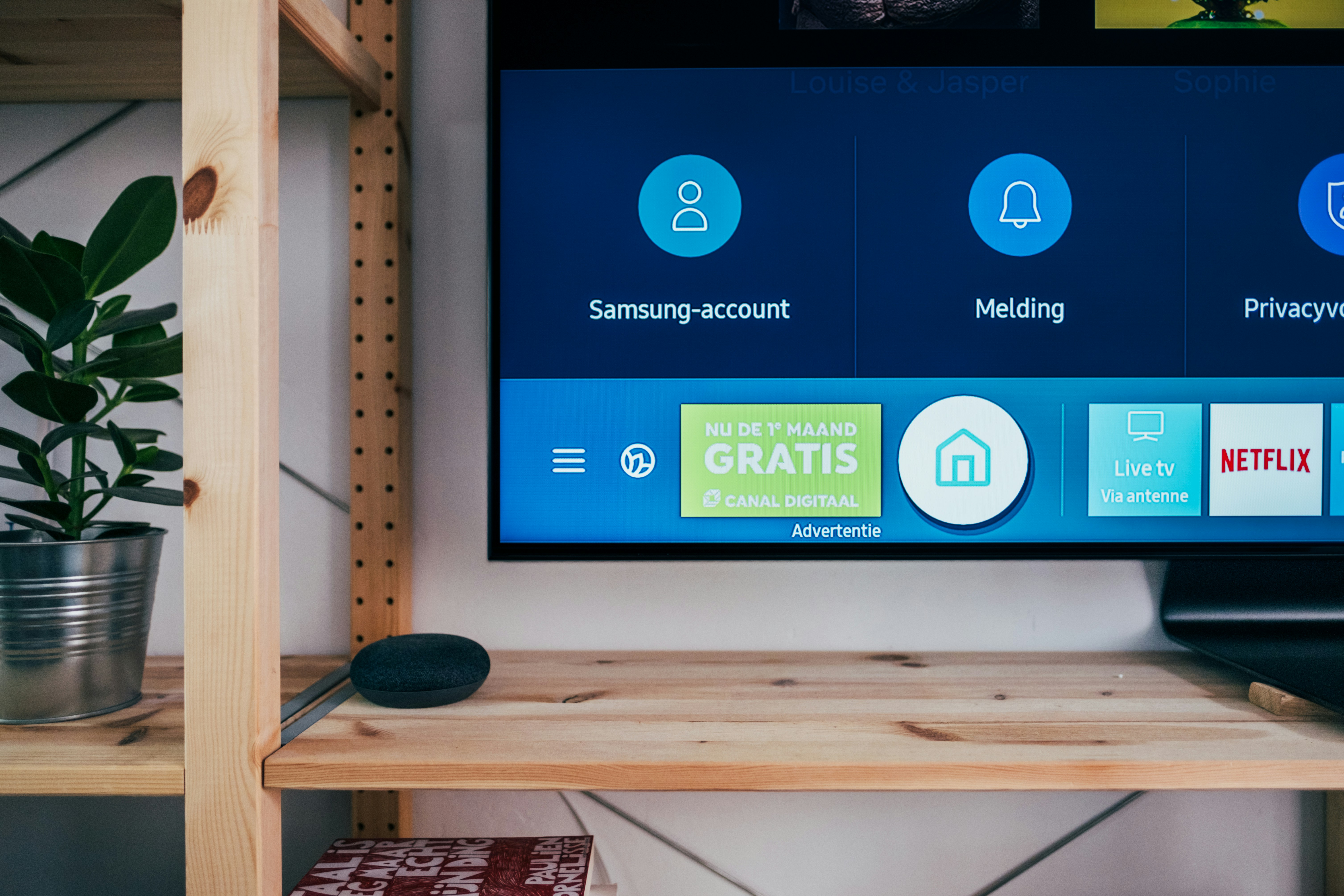 TV and entertainment setup